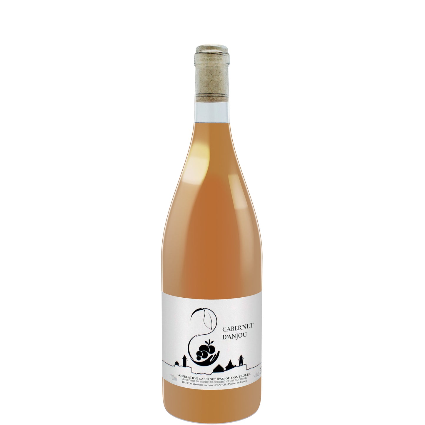 Domaine des Deux Moulins, Cabernet d'Anjou Rosé, 2022